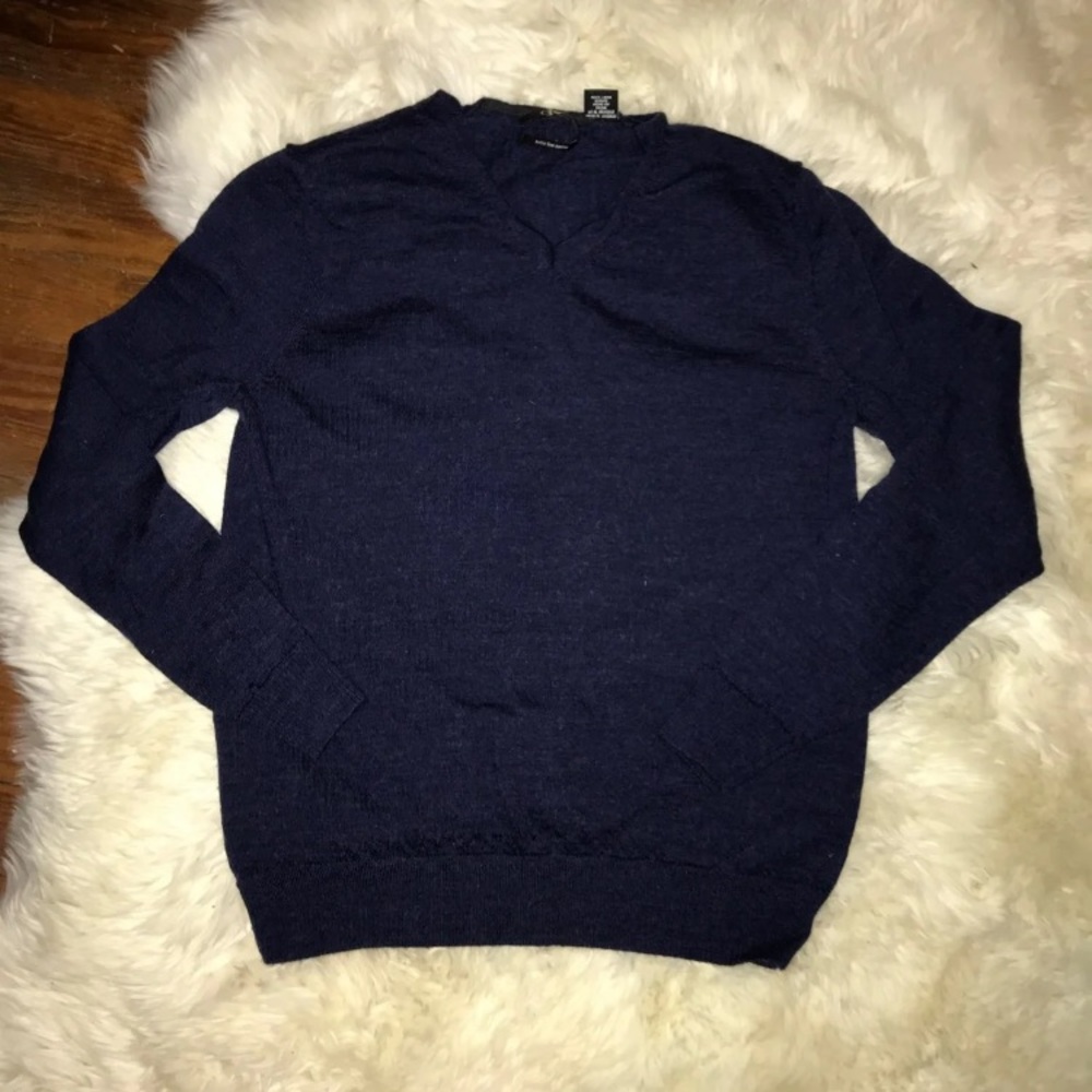 Calvin Klein v neck merino wool sweater